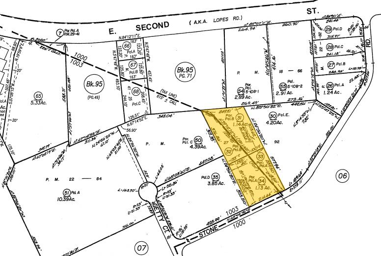 538 Stone Rd, Benicia, CA for lease - Plat Map - Image 2 of 8