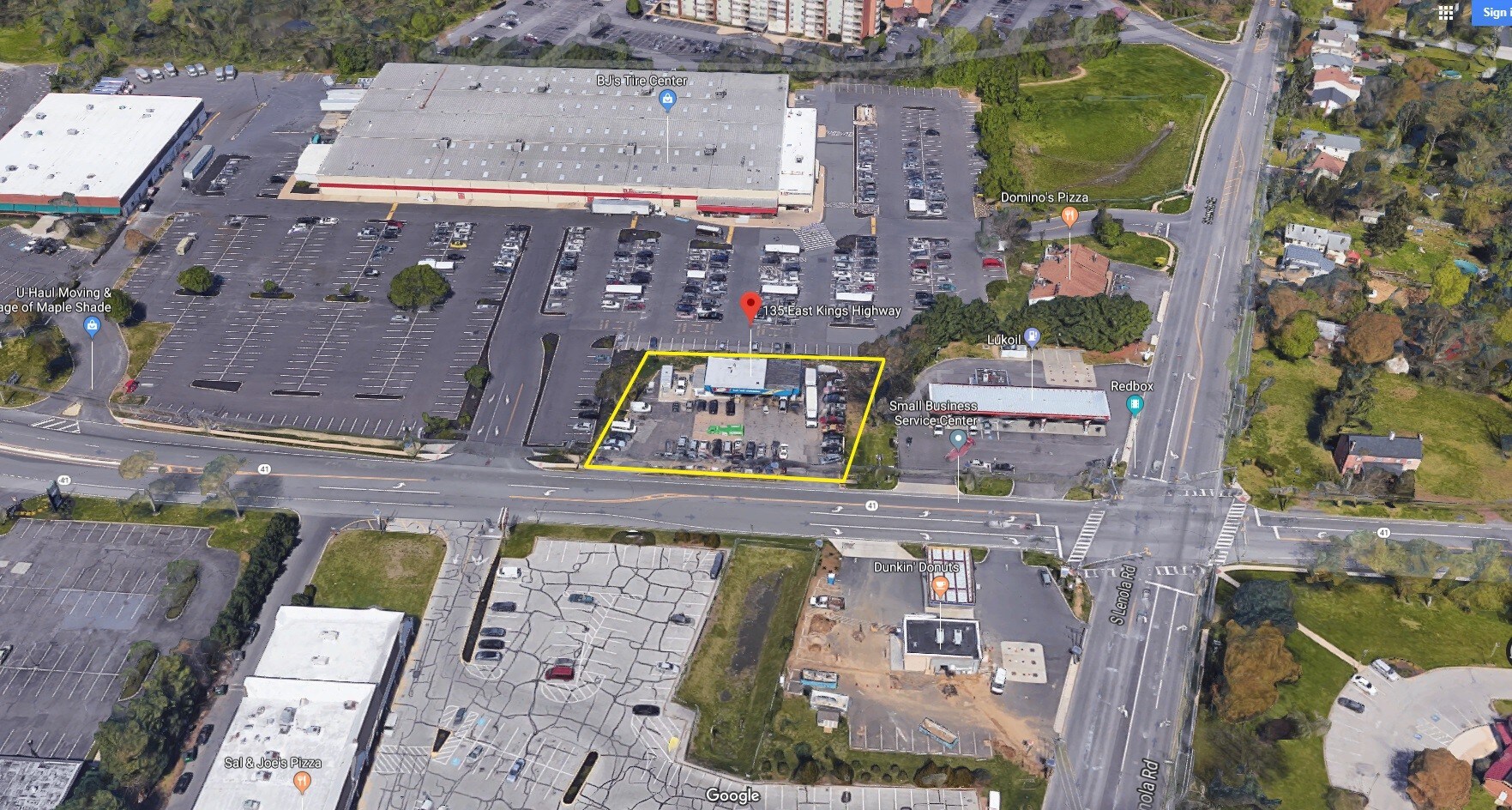 135 E Kings Hwy, Maple Shade Township, NJ for sale Aerial- Image 1 of 1