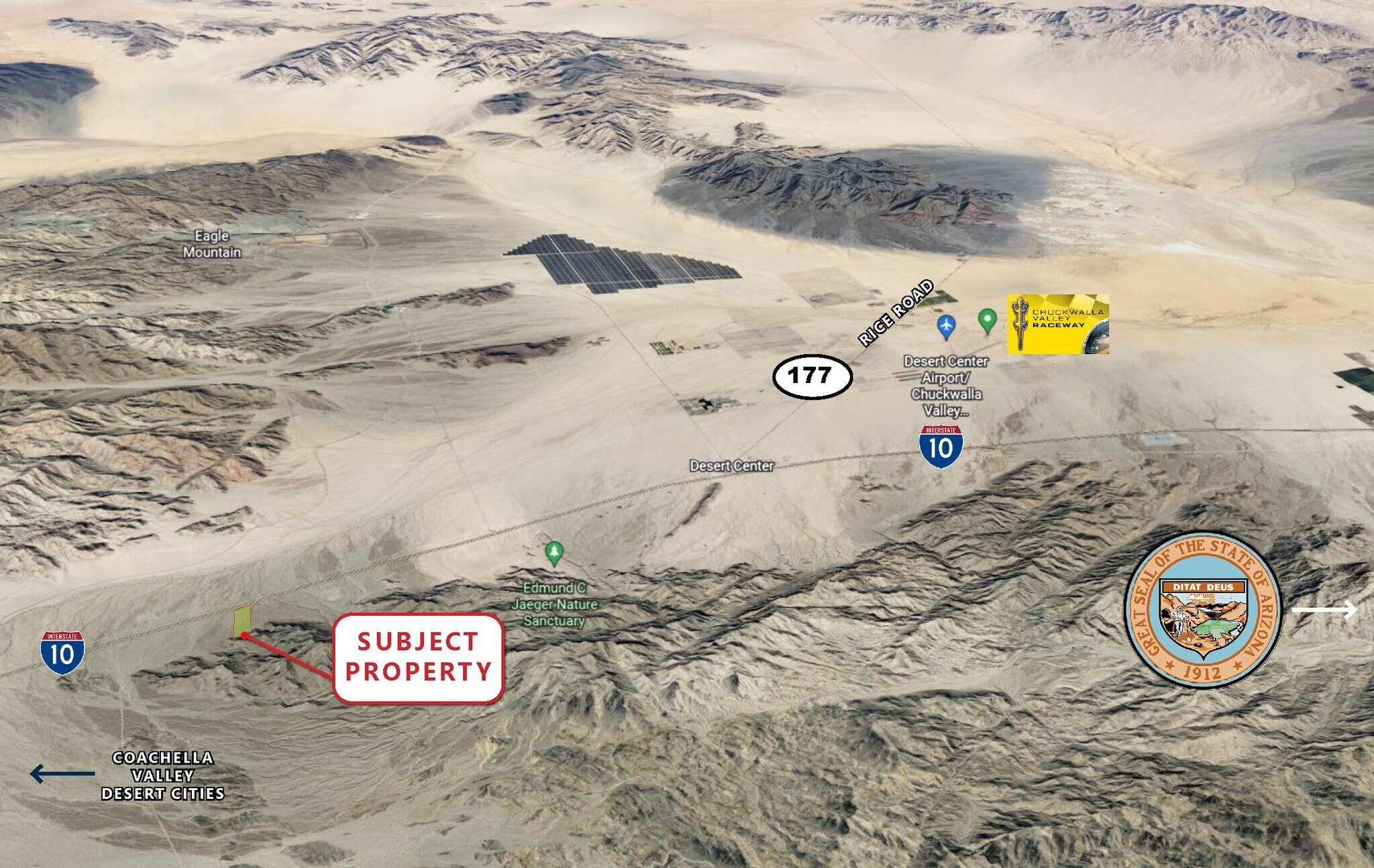 Interstate 10, Desert Center, CA for sale Primary Photo- Image 1 of 1