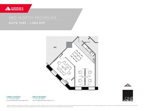 980 N Michigan Ave, Chicago, IL for lease Floor Plan- Image 1 of 1