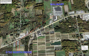 5750 N Ridge Rd, Madison, OH - aerial  map view