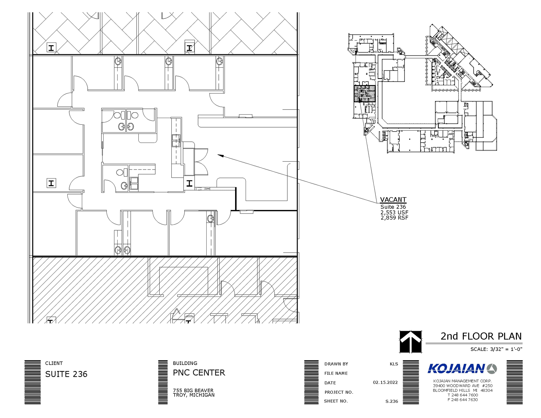 755 W Big Beaver Rd, Troy, MI for lease Floor Plan- Image 1 of 1