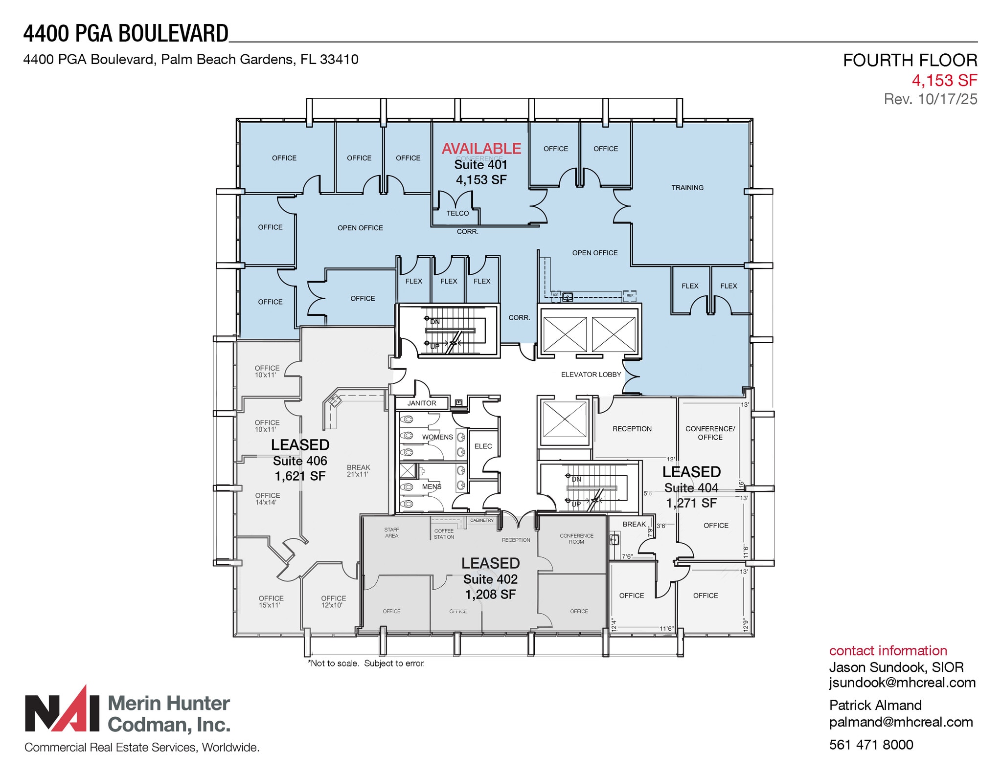 4400 Pga Blvd, Palm Beach Gardens, FL for lease Floor Plan- Image 1 of 10