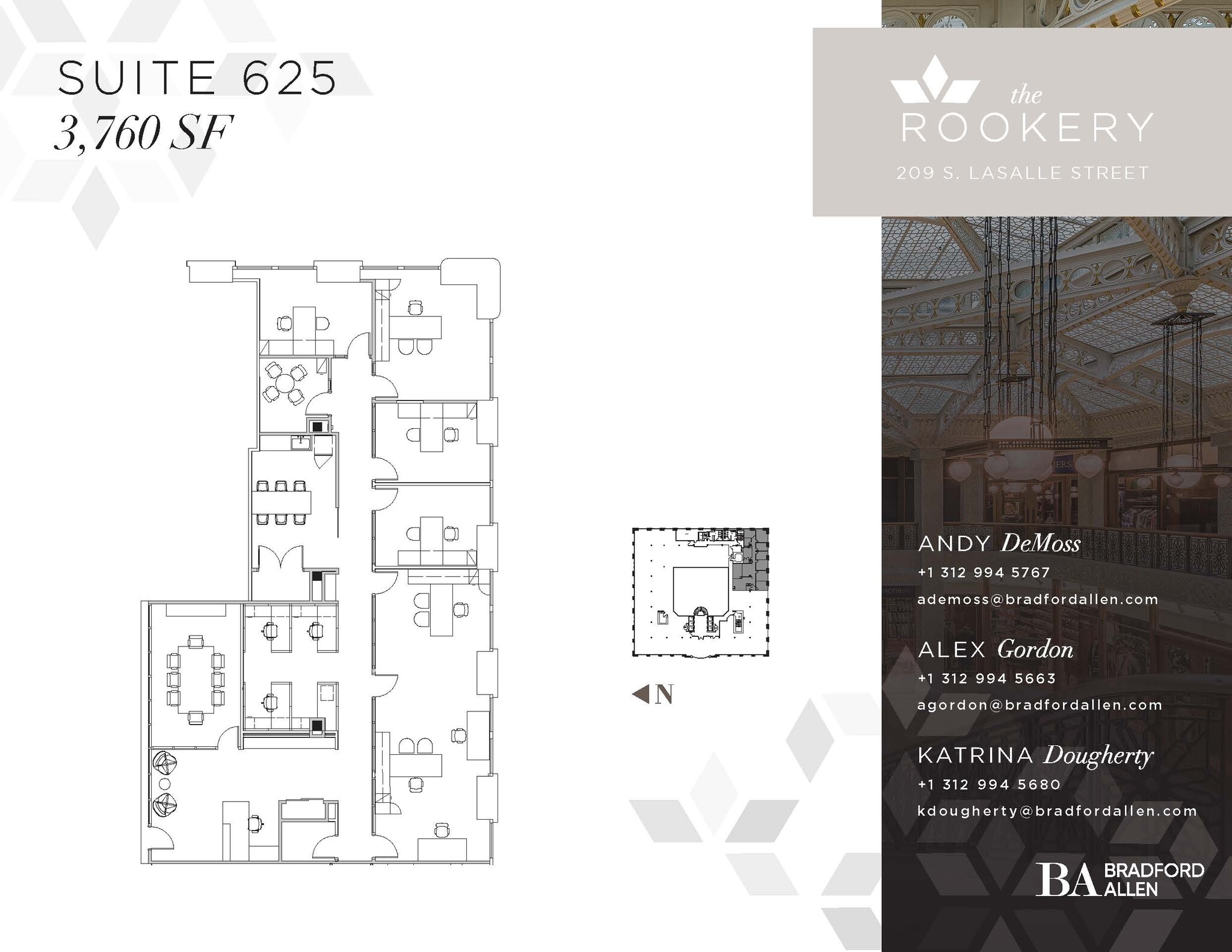 209 S LaSalle St, Chicago, IL for lease Floor Plan- Image 1 of 6