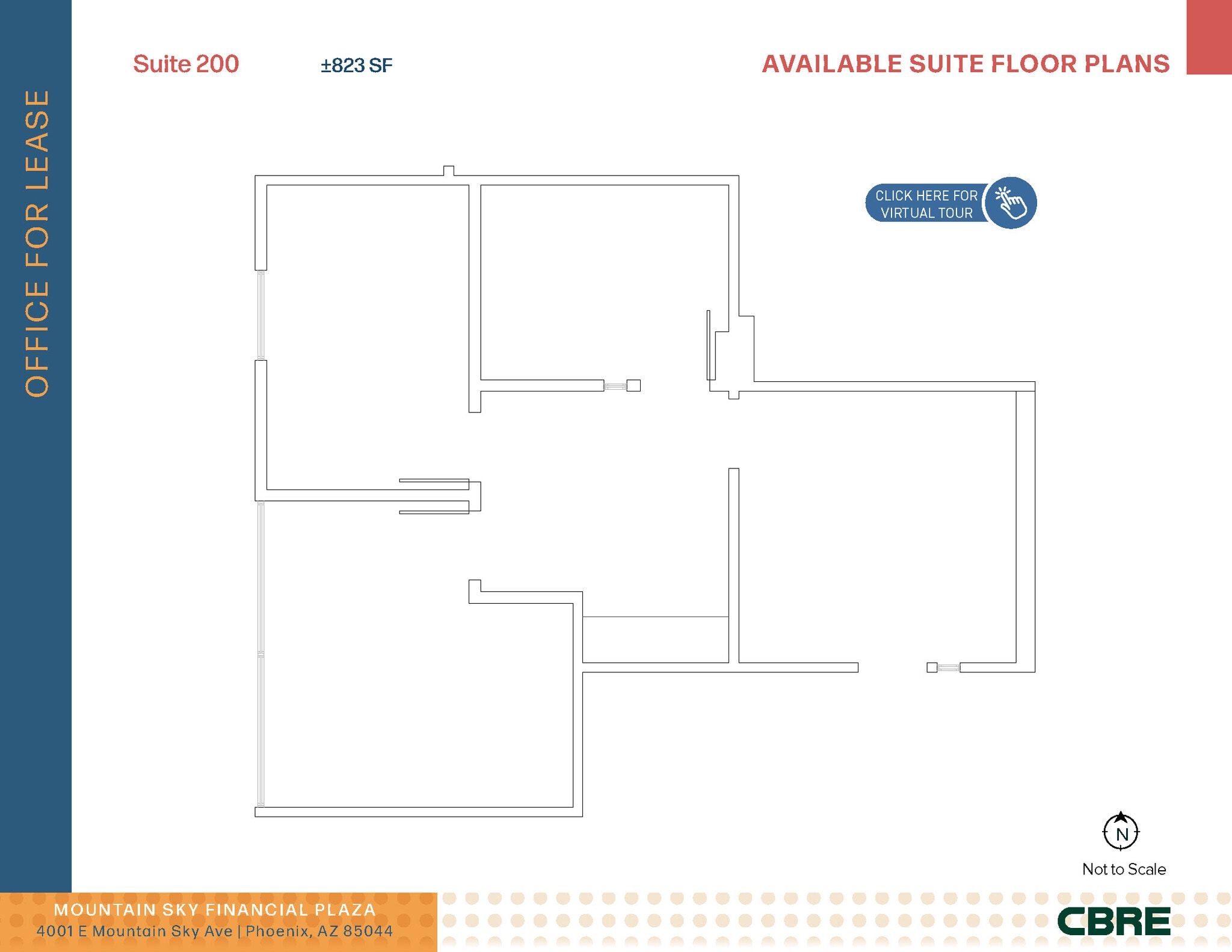 4001 E Mountain Sky Ave, Phoenix, AZ for lease Floor Plan- Image 1 of 5