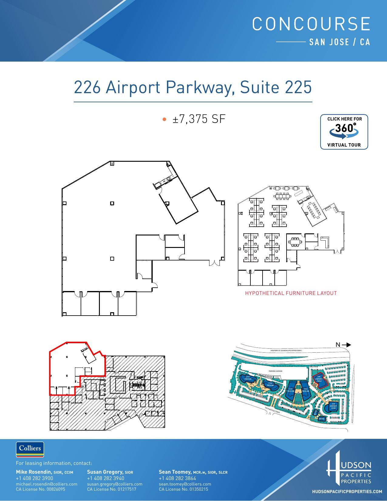 224 Airport Pkwy, San Jose, CA for lease Floor Plan- Image 1 of 1