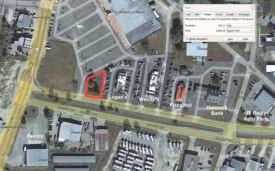 801 Highway 11 S, Picayune, MS for lease - Plat Map - Image 1 of 3