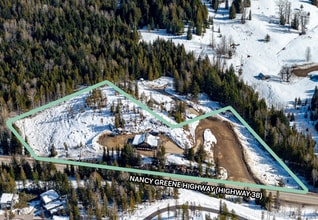 3052 Nancy Greene Hwy, Rossland, BC - AERIAL  map view