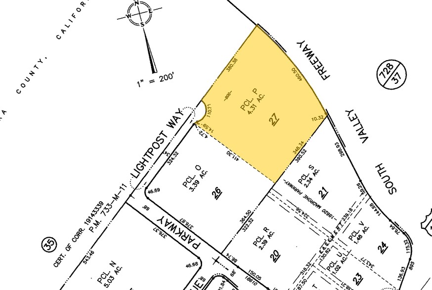 900 Lightpost Way, Morgan Hill, CA for lease - Plat Map - Image 2 of 7