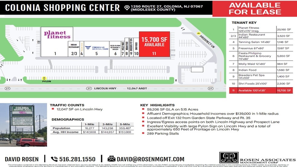 Rte 27, Woodbridge, NJ for lease - Site Plan - Image 1 of 10