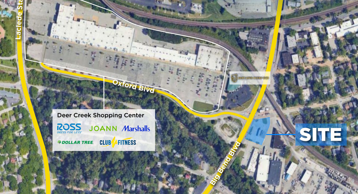 3600 S Big Bend Blvd, Maplewood, MO for lease Aerial- Image 1 of 4