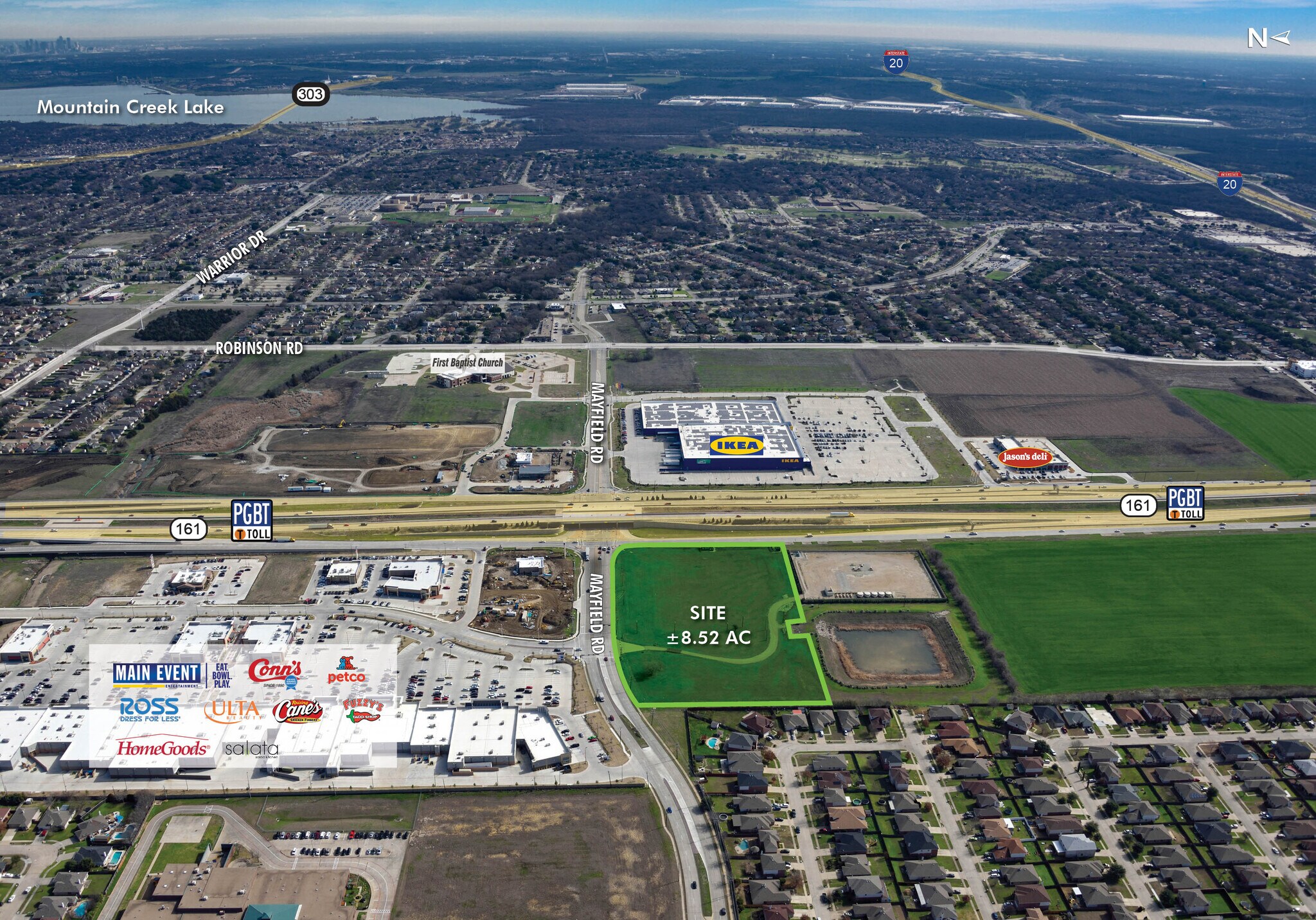 1513 Mayfield Rd, Grand Prairie, TX for sale Aerial- Image 1 of 1