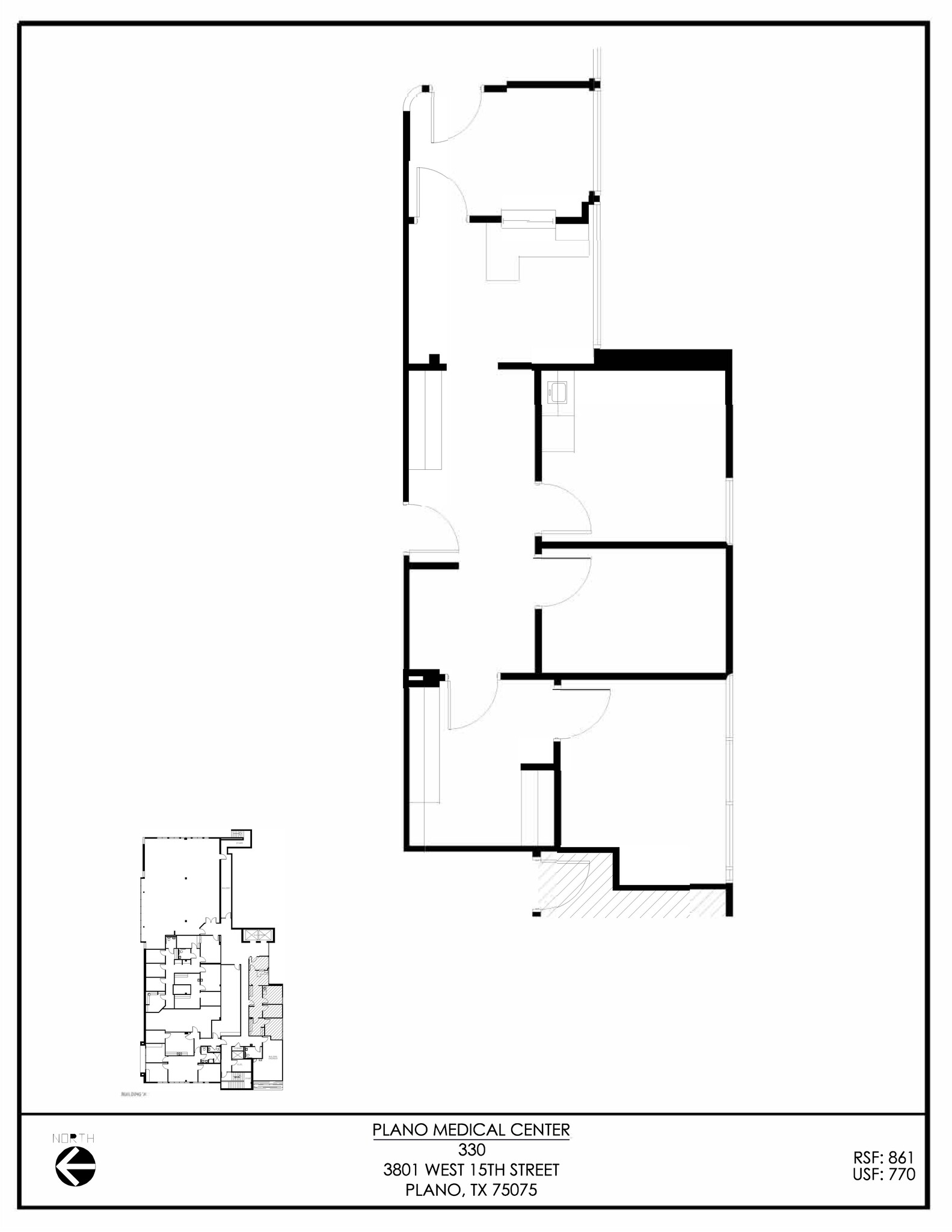 3801 W 15th St, Plano, TX for lease Site Plan- Image 1 of 1