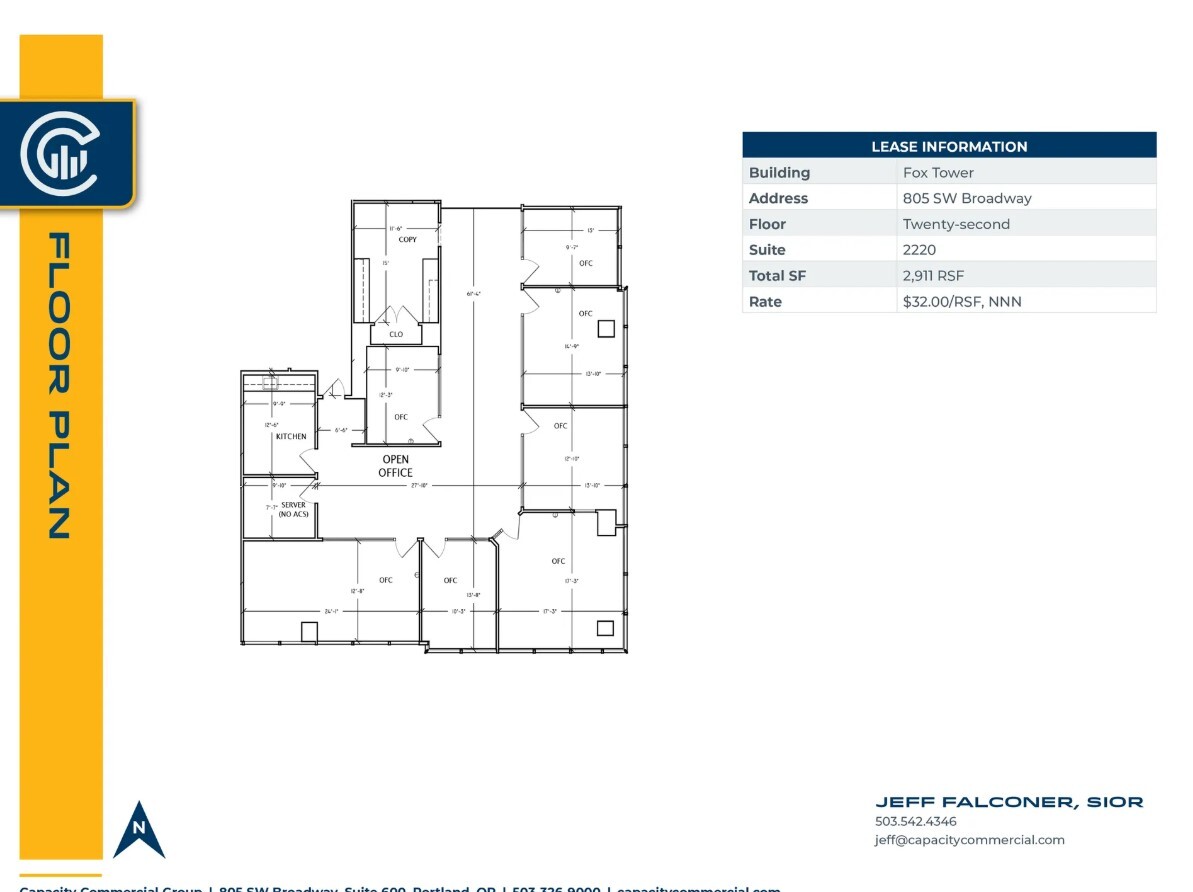 805 SW Broadway, Portland, OR for lease Floor Plan- Image 1 of 1