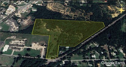 2257 Woodlake Rd, Denison, TX - aerial  map view - Image1