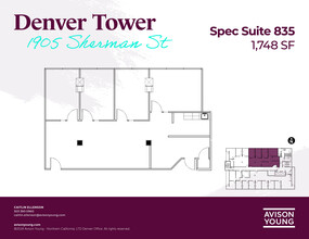 1905 Sherman St, Denver, CO for lease Floor Plan- Image 1 of 2