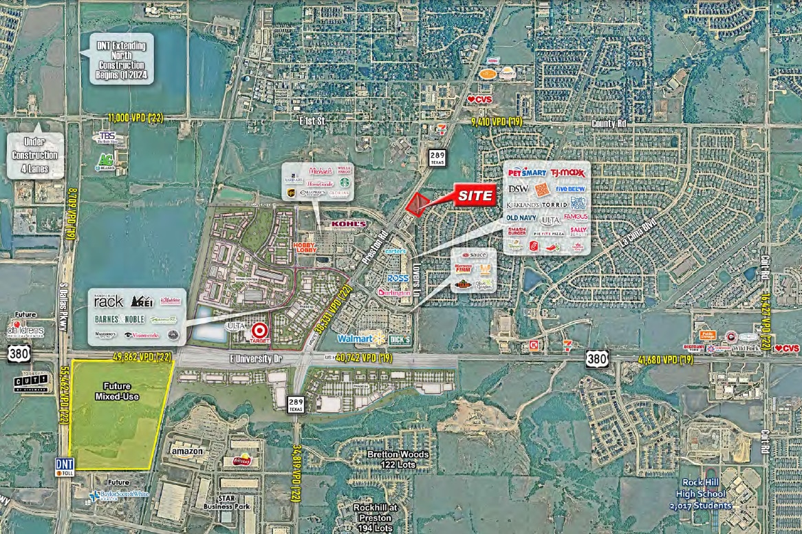 Preston Rd & Lovers Lane, Prosper, TX for lease Primary Photo- Image 1 of 3