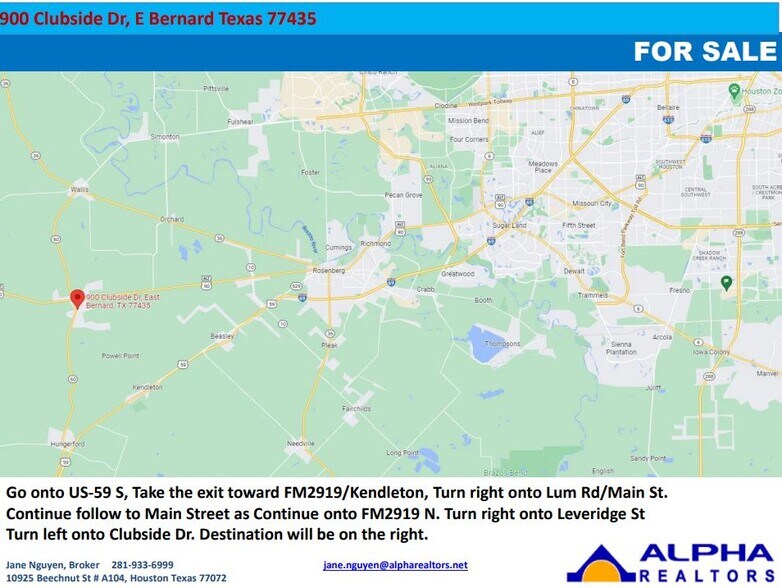 900 Clubside Dr, East Bernard, TX 77435 Retail for Sale