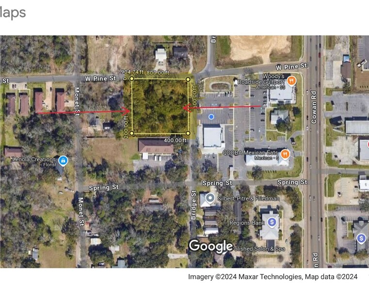 1123 Bridge St, Gulfport, MS for lease - Site Plan - Image 2 of 4