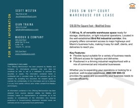 2961-2865 SW 69th Ct, Miami, FL for lease Interior Photo- Image 2 of 6