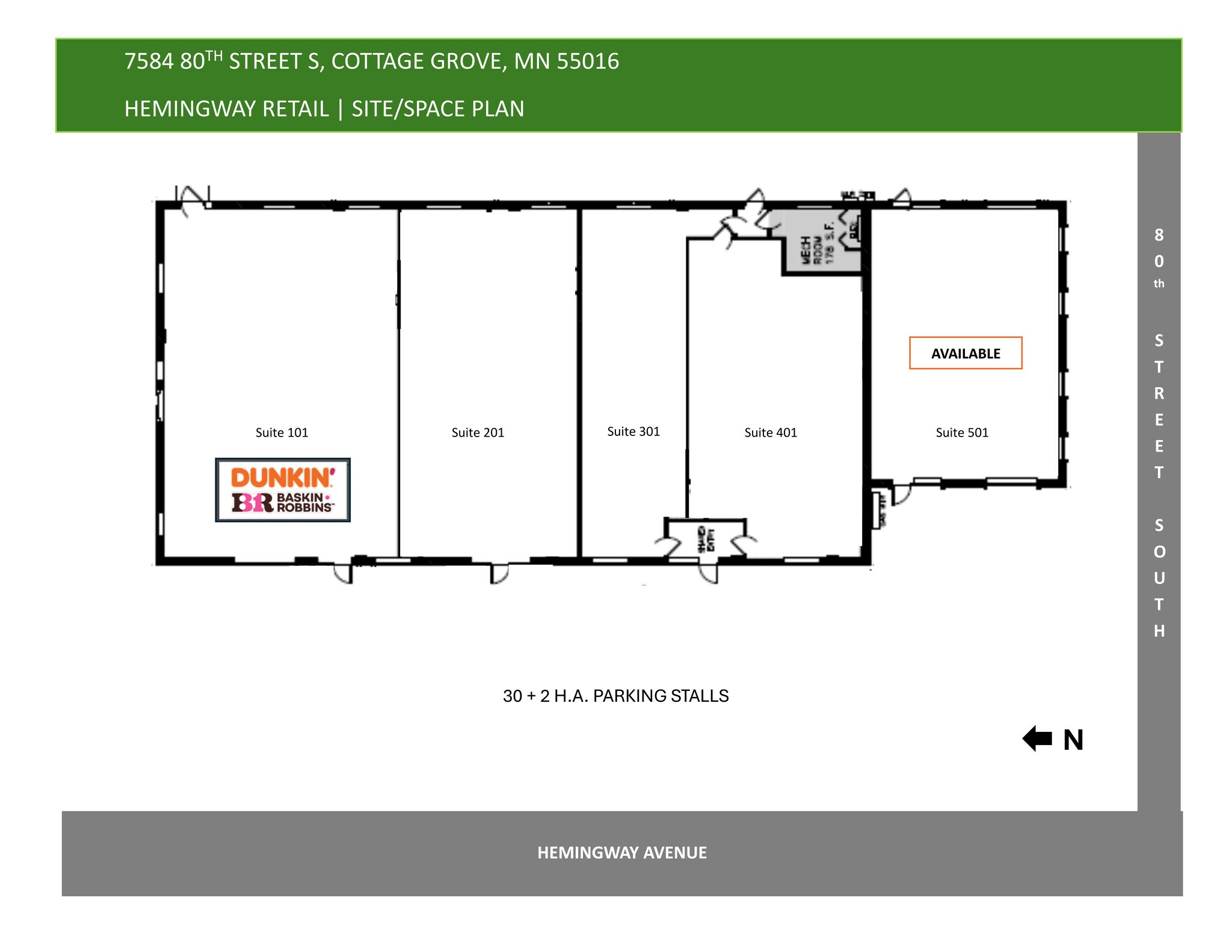7584 80th St S, Cottage Grove, MN for lease Site Plan- Image 1 of 2