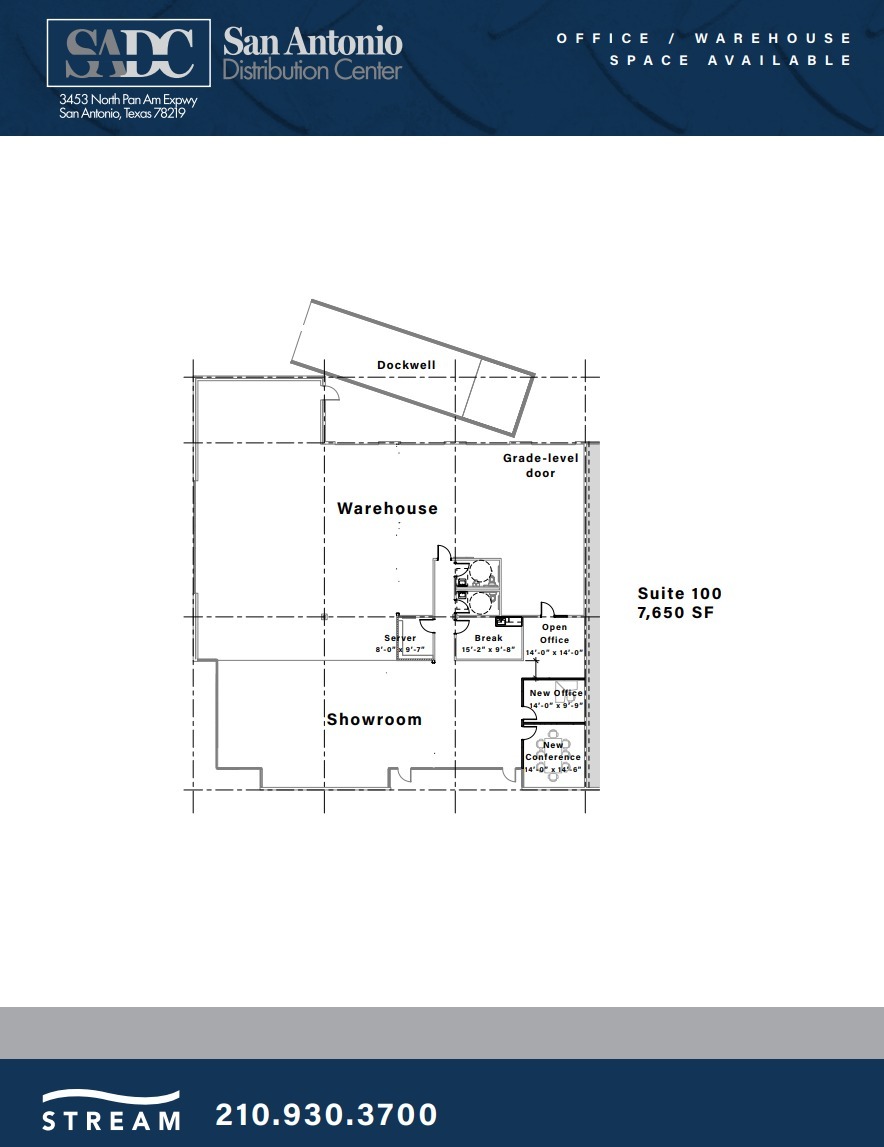 3453 IH-35 N, San Antonio, TX for lease Floor Plan- Image 1 of 1