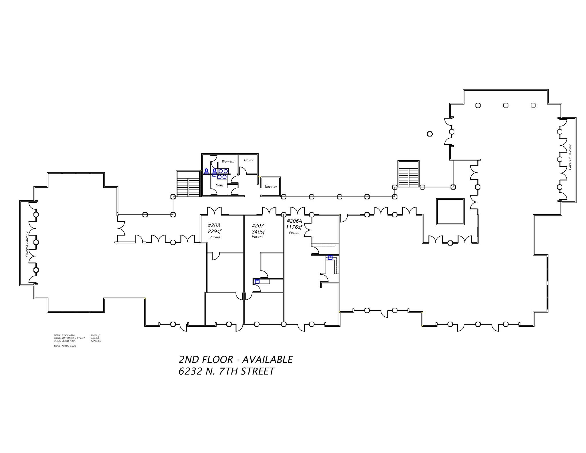 6232 N 7th St, Phoenix, AZ for lease Site Plan- Image 1 of 2