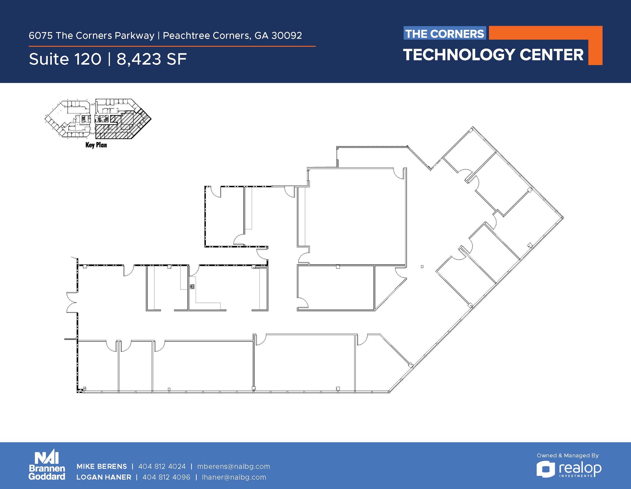 6075 The Corners Pky, Peachtree Corners, GA for lease Floor Plan- Image 1 of 1