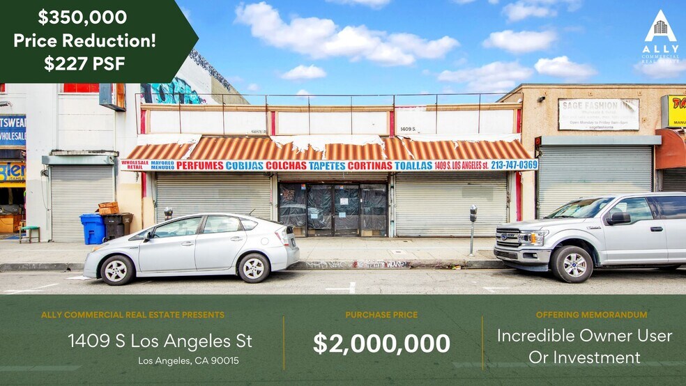1409-1413 S Los Angeles St, Los Angeles, CA for sale - Building Photo - Image 1 of 1