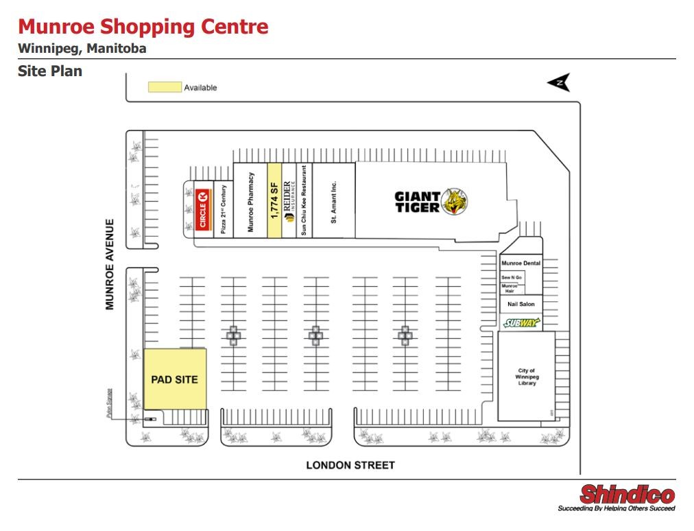 489 London St, Winnipeg, MB for lease Site Plan- Image 1 of 1