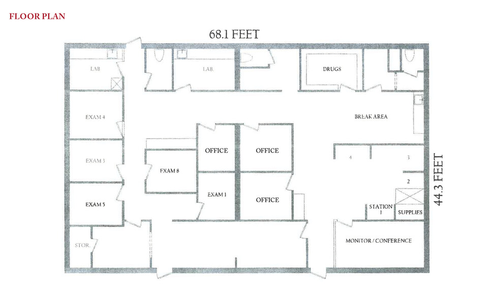 11524 N Rodney Parham Rd, Little Rock, AR for lease - Floor Plan - Image 2 of 6