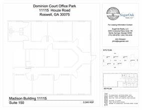 11099 Houze Rd, Roswell, GA for lease Site Plan- Image 1 of 5