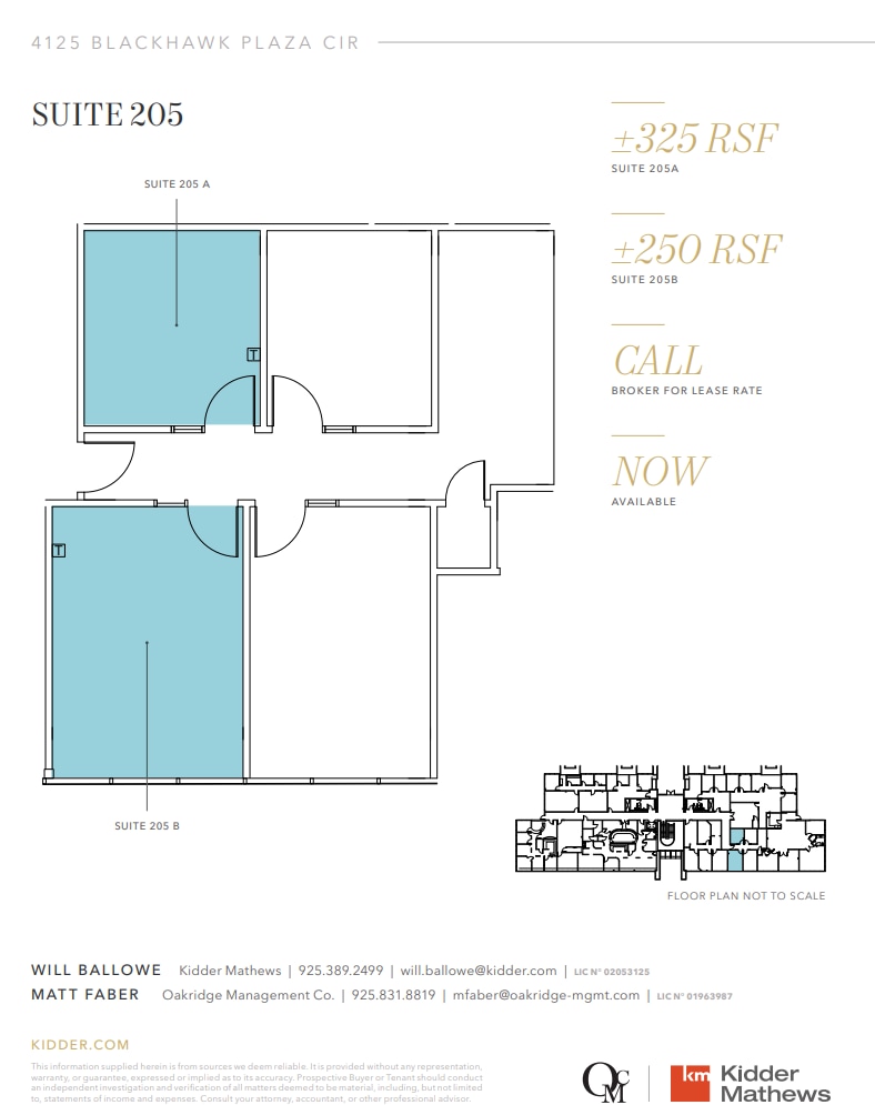 4125 Blackhawk Plaza Cir, Danville, CA for lease Floor Plan- Image 1 of 1
