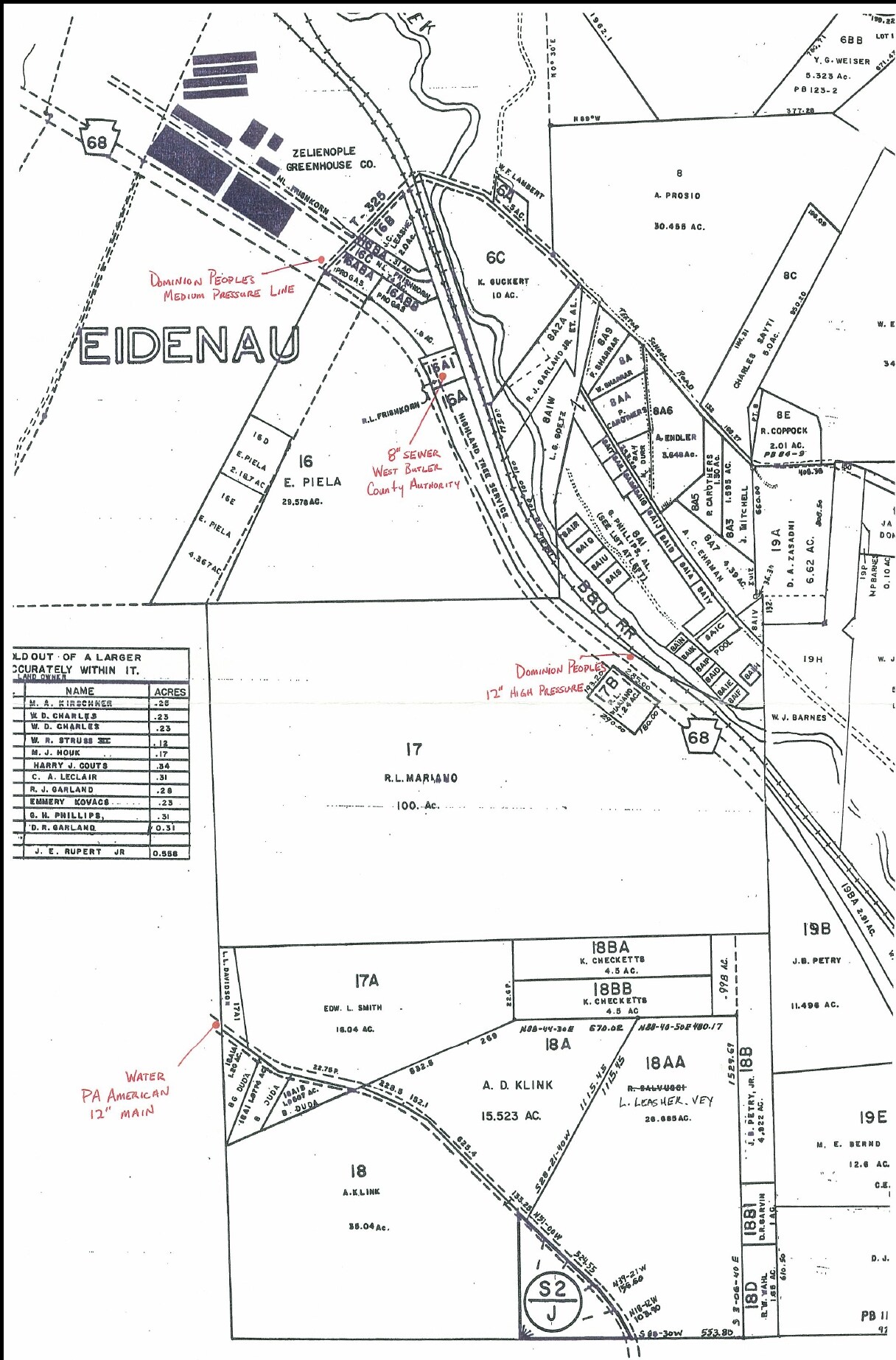 Route 68 & Ridge Rd, Zelienople, PA 16063 Land for Development 90