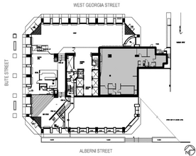 1188 W Georgia St, Vancouver, BC for lease Floor Plan- Image 2 of 3