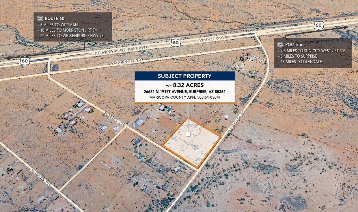 W Jomax Rd, Wittmann, AZ for sale Primary Photo- Image 1 of 3