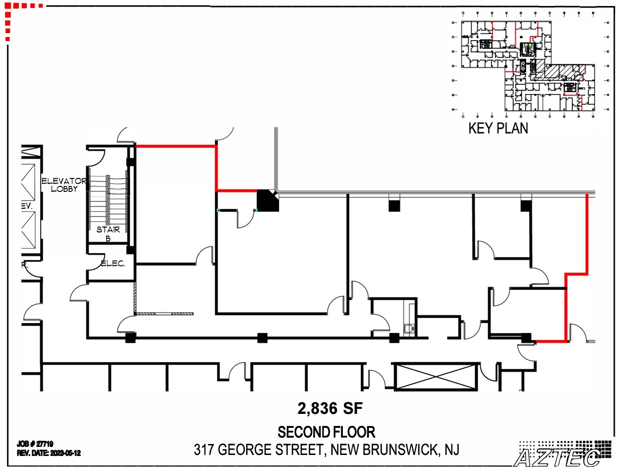 303 George St, New Brunswick, NJ for lease Floor Plan- Image 1 of 1