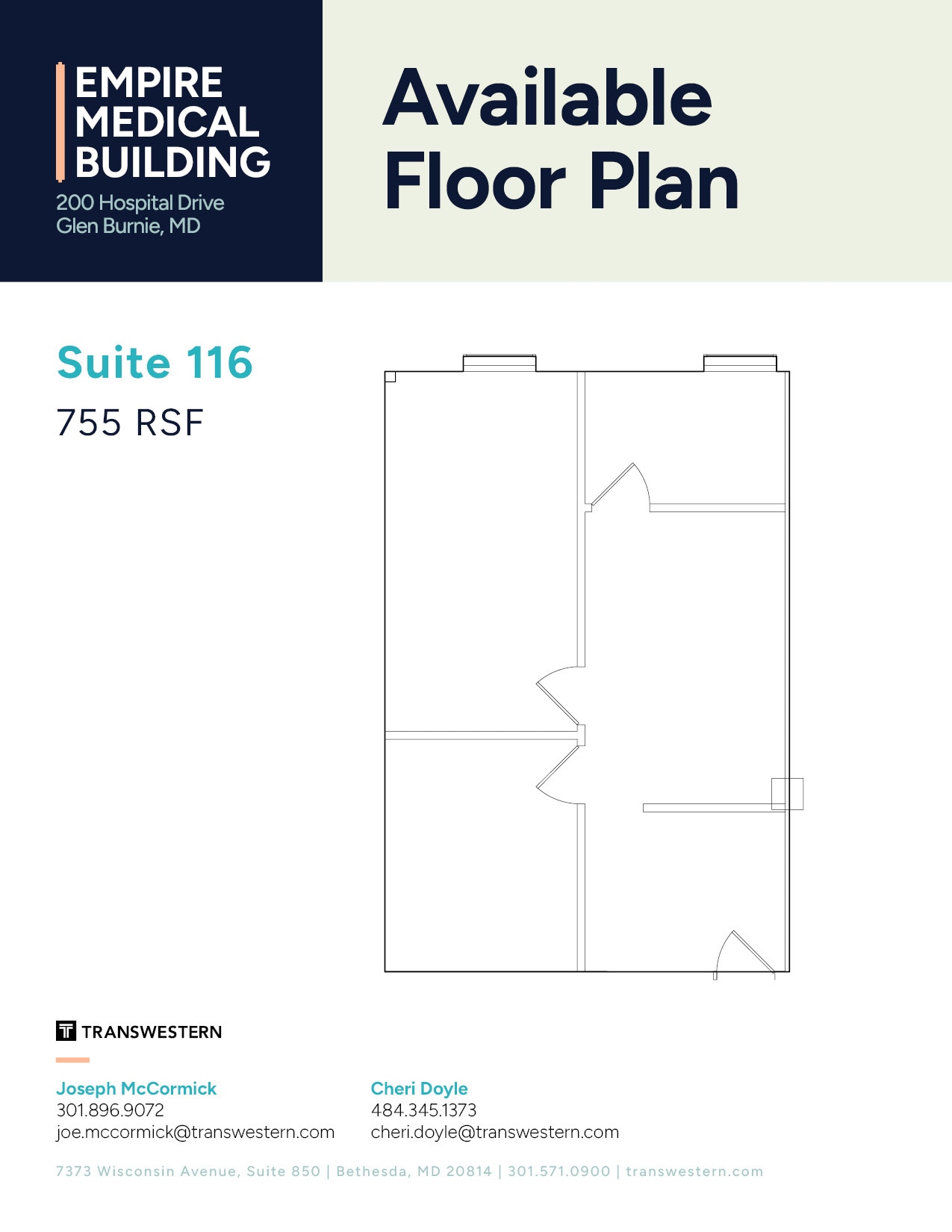 200 Hospital Dr, Glen Burnie, MD for lease Floor Plan- Image 1 of 1