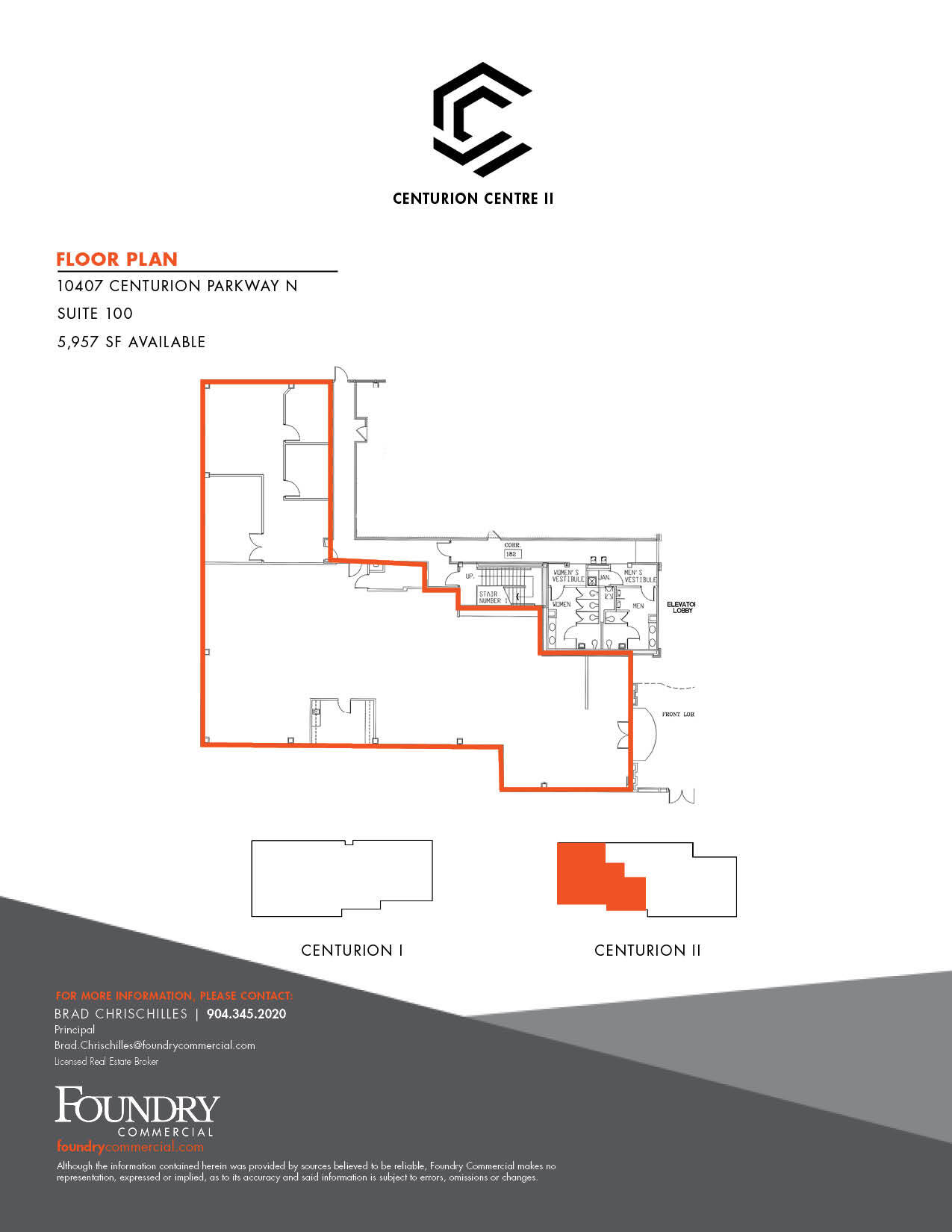 10375 Centurion Pky N, Jacksonville, FL for lease Floor Plan- Image 1 of 2