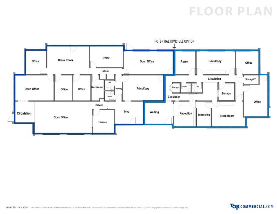 1104 N Cole Rd, Boise, ID for sale Floor Plan- Image 1 of 1