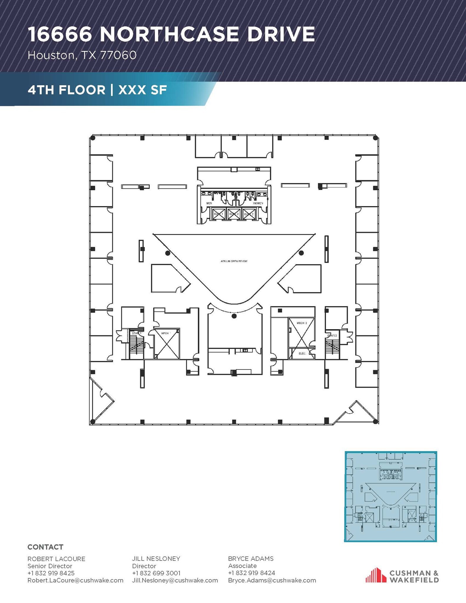 16666 Northchase Dr, Houston, TX for lease Floor Plan- Image 1 of 1