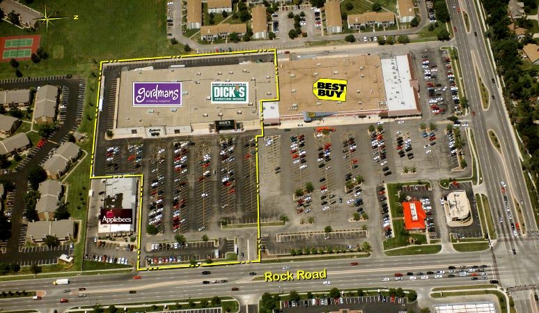 2057 N Rock Rd, Wichita, KS for lease - Aerial - Image 3 of 7