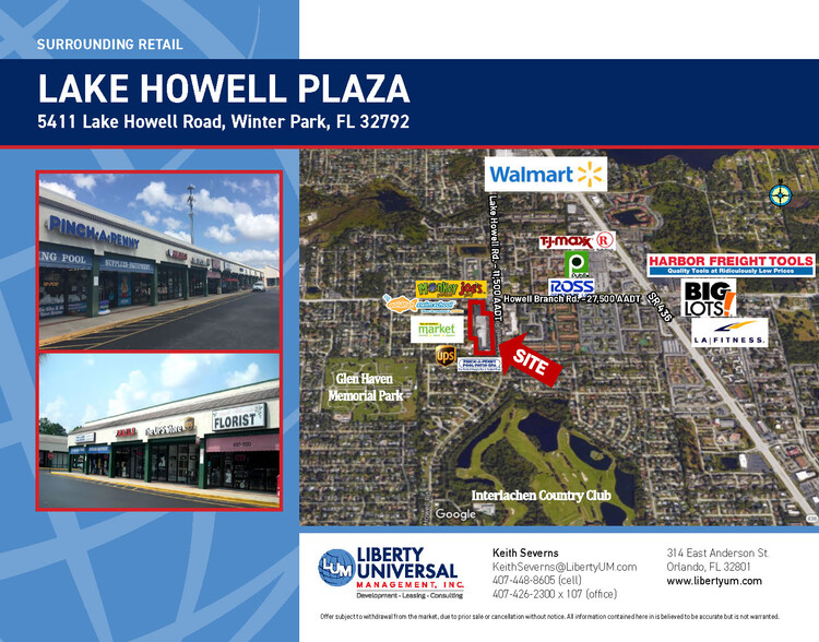 5401-5465 Lake Howell Rd, Winter Park, FL for lease - Building Photo - Image 3 of 8