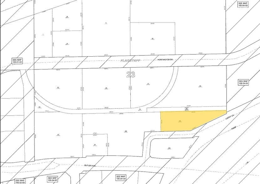 2306 E Lucky Ln, Flagstaff, AZ for lease - Plat Map - Image 3 of 3