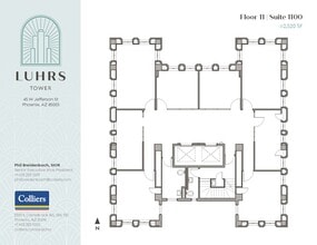45 W Jefferson St, Phoenix, AZ for lease Floor Plan- Image 1 of 1