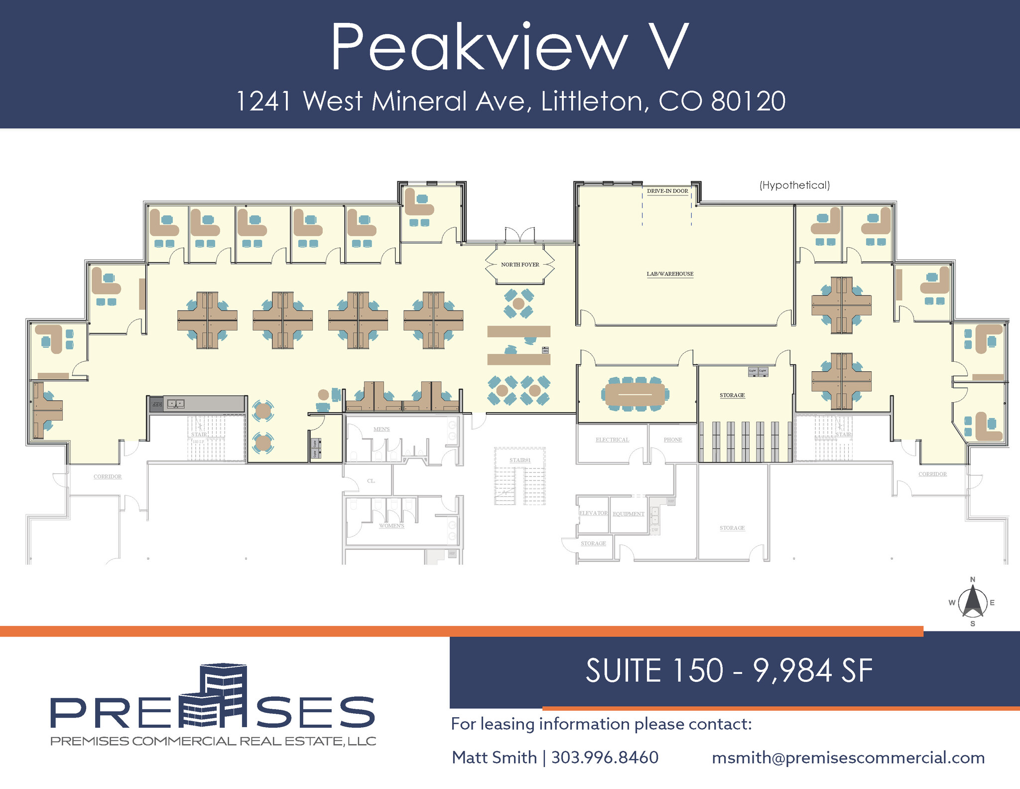 1241 W Mineral Ave, Littleton, CO for lease Floor Plan- Image 1 of 2