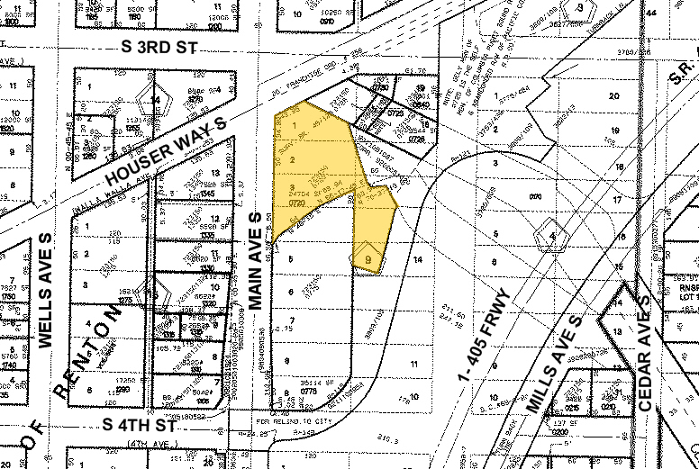 304 Main Ave S, Renton, WA for lease - Plat Map - Image 2 of 2