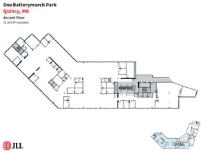 1 Batterymarch Park, Quincy, MA for lease Floor Plan- Image 2 of 2