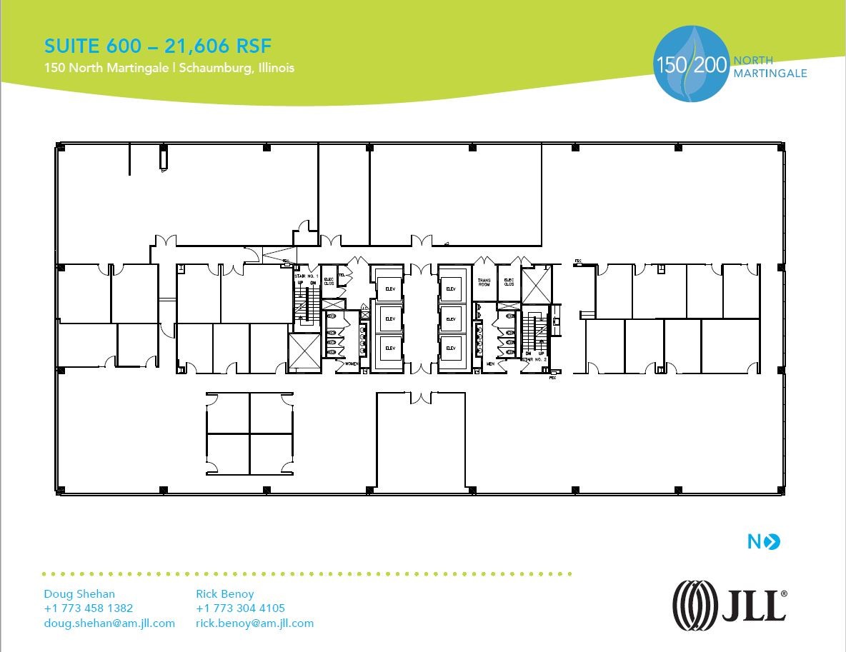 150 N Martingale Rd, Schaumburg, IL for lease Floor Plan- Image 1 of 1