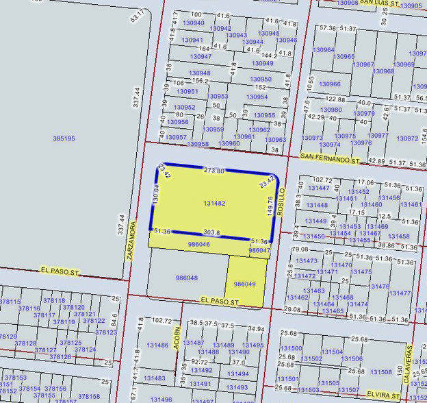 700 S Zarzamora St, San Antonio, TX for sale - Plat Map - Image 1 of 1